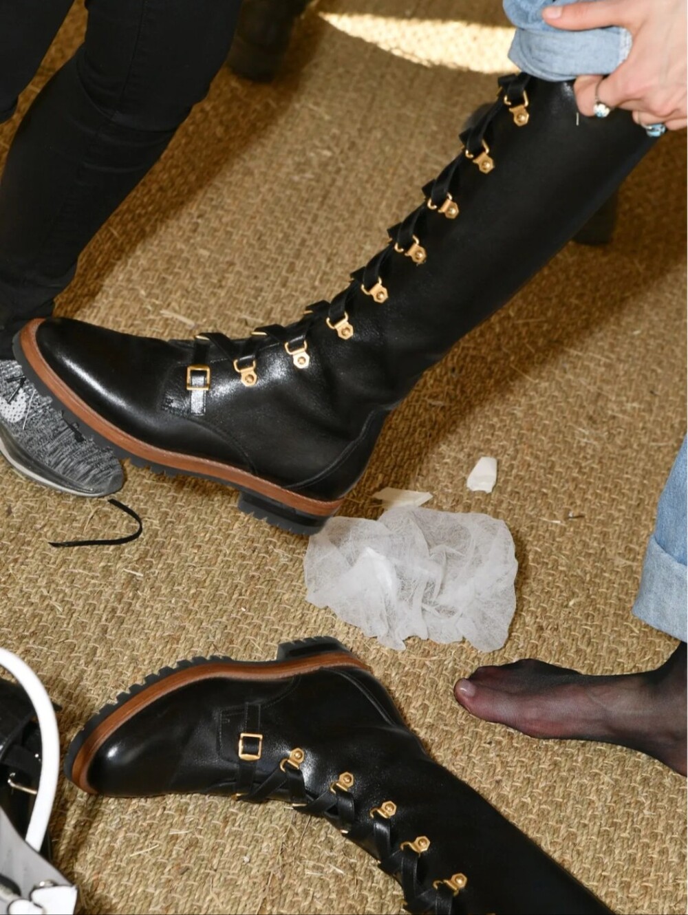 Christian Dior Wildior Leather Combat Boots - size 36.5 - Picture 13 of 13